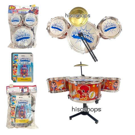 2 IN 1 SET กลองชุด DC ลายการ์ตูนดัง DC กลองชุดเสียงดี มาพร้อมกับ ...