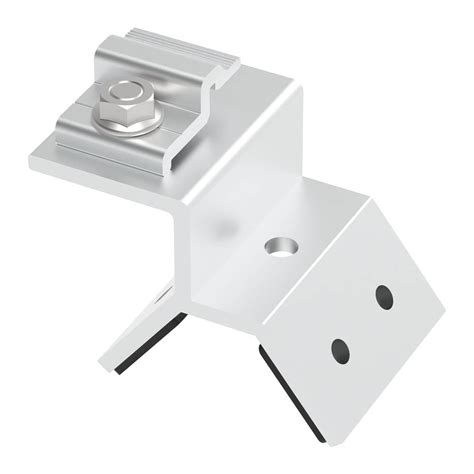 Скоба за трапецовиден метален покрив с фиксираща скоба за релса ⊶ ...