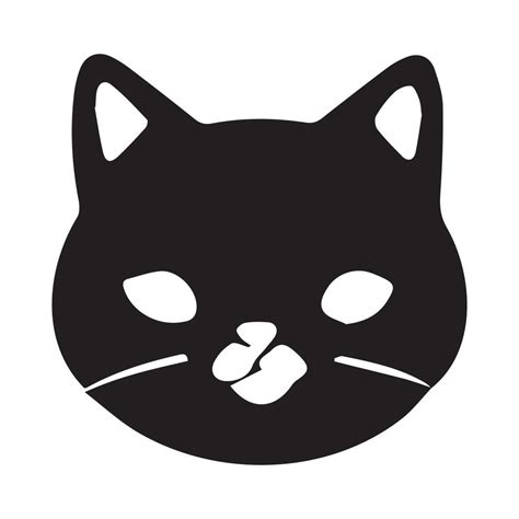 Cat Head Vector Illustration 22586509 Vector Art at Vecteezy