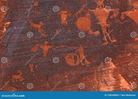 Discovering Utahs Ancient Rock Art Stock Photo Image Of Canyon