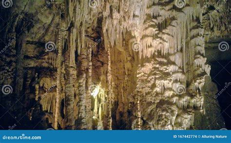 Various Natural Calcite Cave Formations Stock Photo Image Of