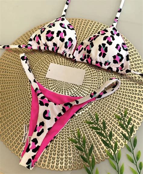 Bikini Con Estampado De Tela Especial Para Mujer Traje De Ba O Sexy