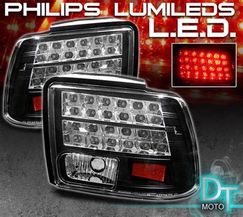 Sell Black 99 04 Ford Mustang Philips Led Perform Tail Lights Lamps