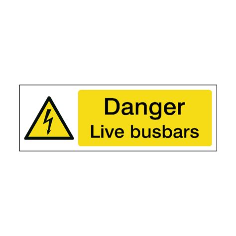 danger  busbars safety sign