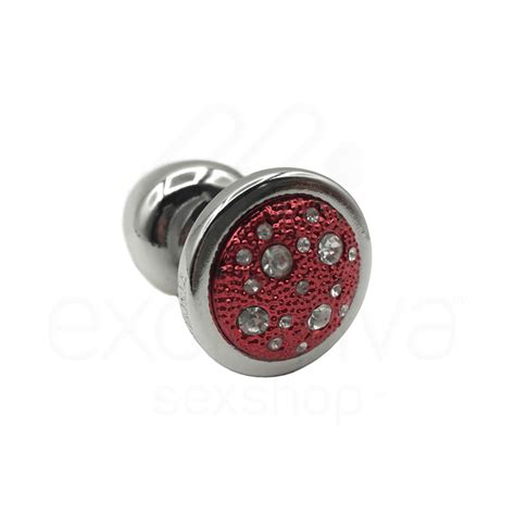 Plug Anal M Less Em ABS E Joia Cravejada Hard 14 Cores Exclusiva