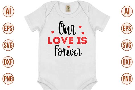 Our Love Is Forever Svg Cut File By Orpitabd Thehungryjpeg