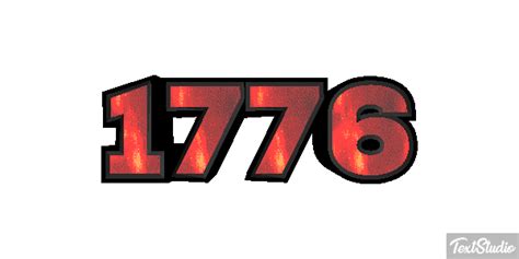 1776 Number Animated  Logo Designs
