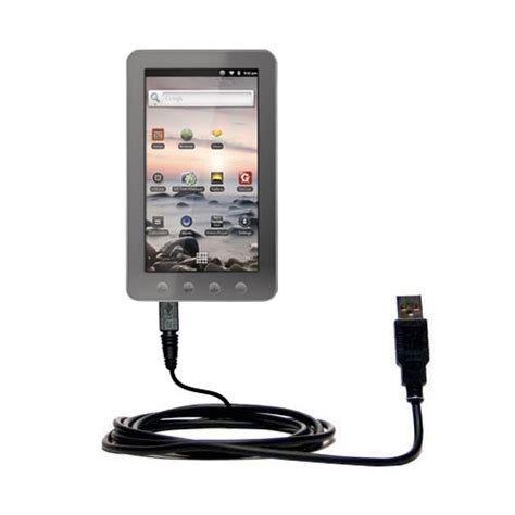Classic Straight USB Cable Suitable For The Coby KYROS MID7012 With Power Hot Sync And Charge