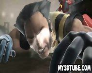 3d Cartoon Babe Gets Fucked Outdoors By Wolverine