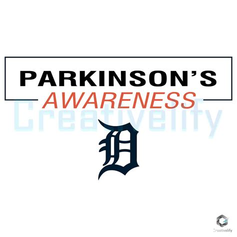 Parkinsons Awareness Detroit Tigers Baseball SVG - CreativeLify