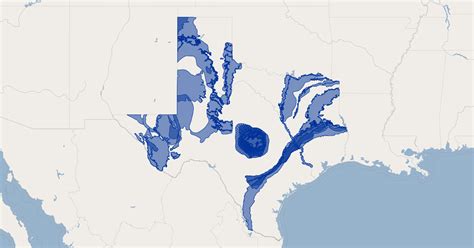 Texas Minor Aquifers Texas Gis Map Data Texas Water Development