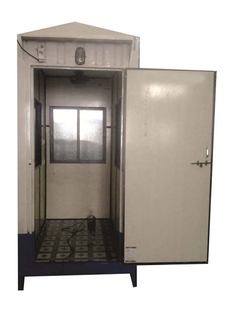 Square Mild Steel Portable Security Cabins For Guard Room At Rs