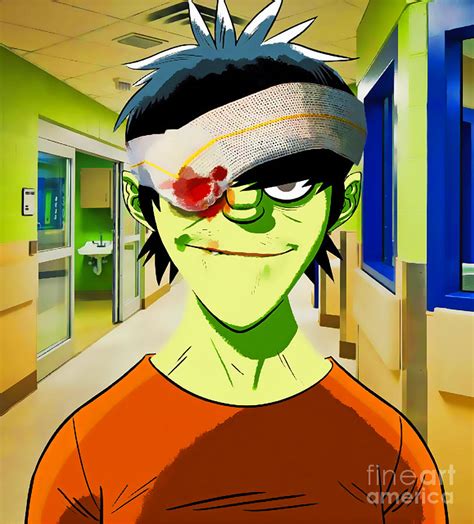 Murdoc Gorillaz Digital Art By Barbara L Oswald Fine Art America