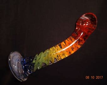 Rainbow Dildo Etsy