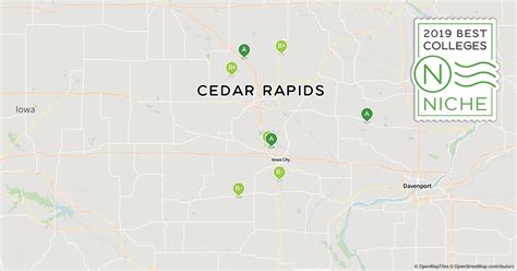 Map Of Cedar Rapids Area