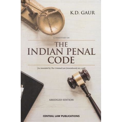 Central Law Publication S Commentary On The Indian Penal Code IPC By