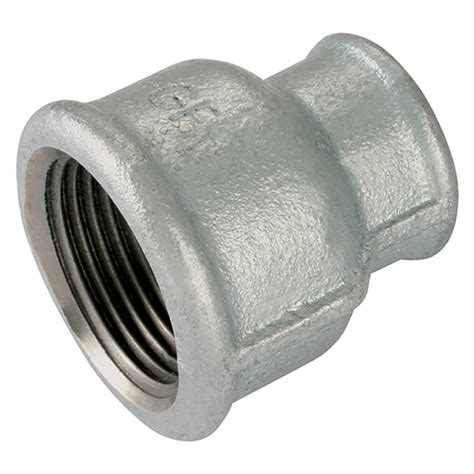 Gf Bspp Female Galvanised Female Reducing Socket 240 Malleable