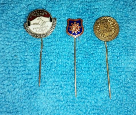 3 Lapel Pin Badges Enamel Ebay