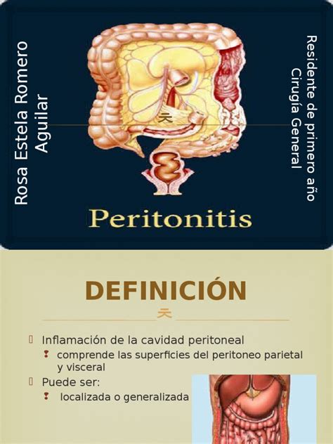 Peritonitis Pdf Inflamación Las Bacterias