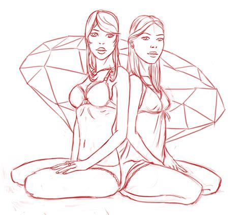 Sisters Secret Cover Sketch By CherrySock Hentai Foundry