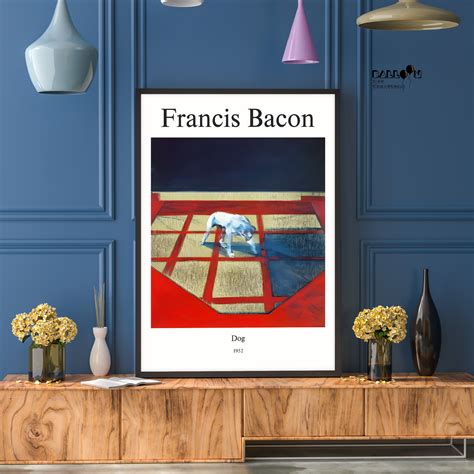Francis Bacon Dog 1952 Francis Bacon Print Home Wall Art Portrait
