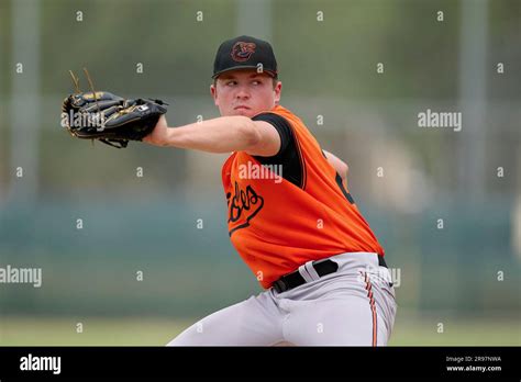 Fcl Orioles Pitcher Zack Showalter 29 During An Milb Florida Complex League Baseball Game