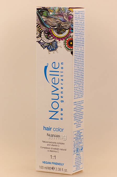 Nouvelle Hair Color Стойкая крем-краска 6.3 - Темно-золотистый русый ...