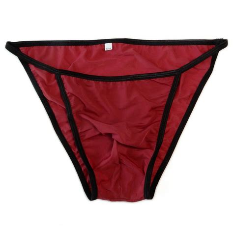 K342 Mens Sexy String Bikini Contoured Pouch Silky Soft Thin Semi C Thru EBay