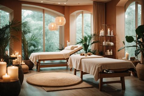 Serene Ambiance Of Massage Studio Free Stock Photo - Public Domain Pictures