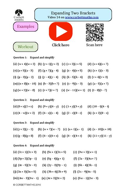 Expanding Two Brackets Pdf2 Expanding Two Brackets Video 14 On