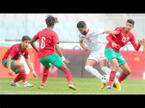 Afcon U Unaf Qualifiers Maroc Vs Tunisie Youtube