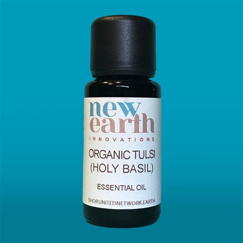 Essential Oil Organic Tulsi Holy Basil 15ml Euro Dropper Bottle
