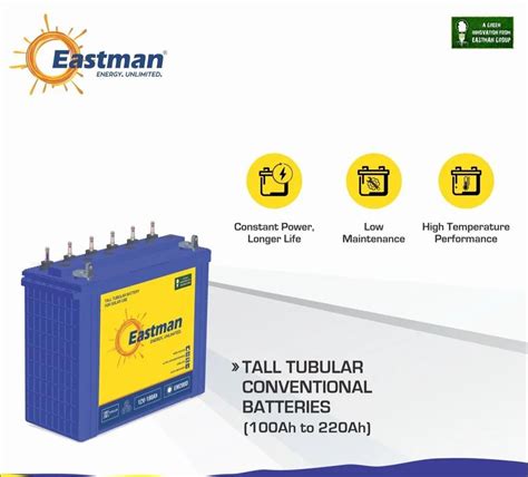 Eastman Battery Em Sb Ah Tubular Battery Ah At Rs