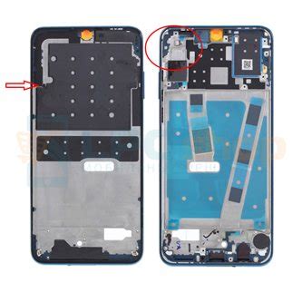 Рамка дисплея Huawei Honor 20 Lite (MAR-LX1H) / Honor 20S Синяя `в ...