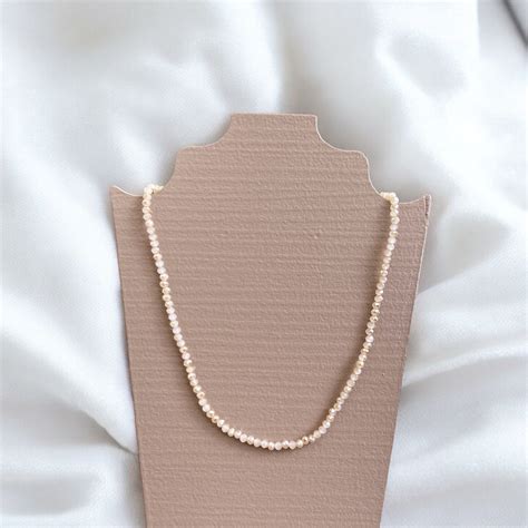 Colar Fio de Cristais P Nude Misturar Estilo Acessórios exclusivos para mulheres