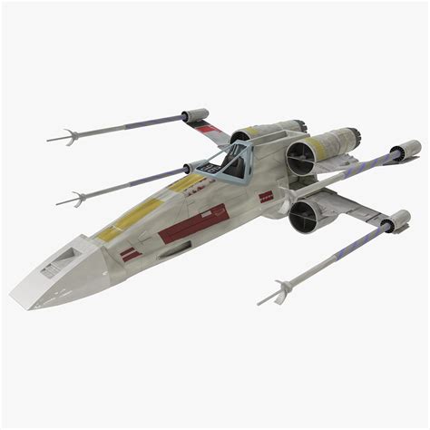 Star Wars X Wing Free 3d Model 3ds Obj Sldprt Free3d