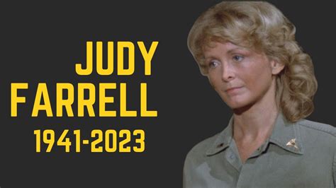 Judy Farrell Mash Star Dies At 84 Youtube