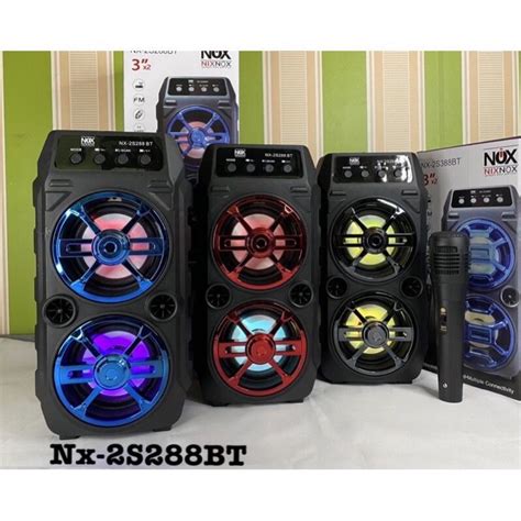 Jual Speaker Bluetooth Nx S Bt Nixnox Speaker Plus Mic Karaoke Suara