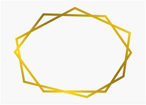 Transparent Geometric Border Png Gold Geometric Frame Png 56 OFF