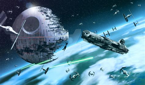 Battle Of Endor By Ashasylum On Deviantart