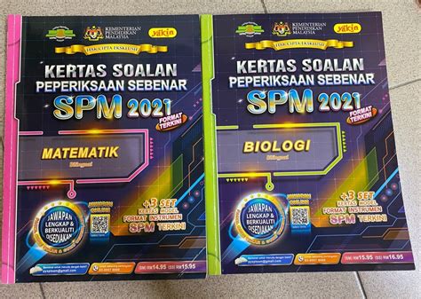 Kertas Soalan Peperiksan Sebenar Spm Matematik Biologi Spm