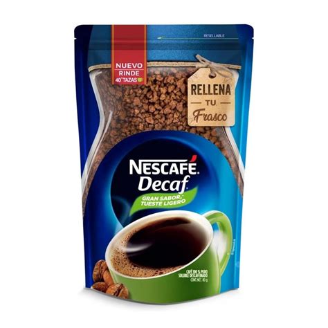 Café Nescafé Decaf soluble descafeinado de 80 g Walmart