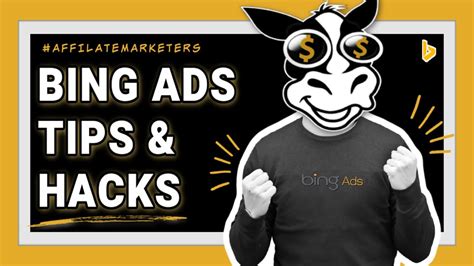 Bing Ads Tips And Hacks Affiliate Marketer Youtube