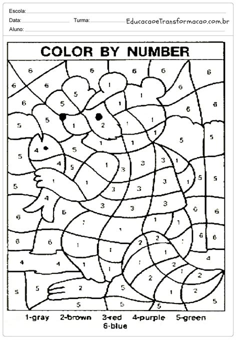 Atividades Para Colorir 1 Ano