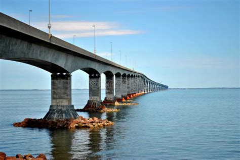 Confederation Bridge, Prince Edward Island. Stock Photo - Image of ...