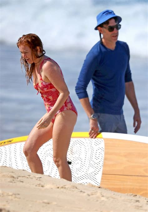 Isla Fisher Showed Off Her Sexy Ass In A Bikini On The Beach The Fappening