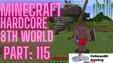 Minecraft Hardcore Live Th World Part Youtube
