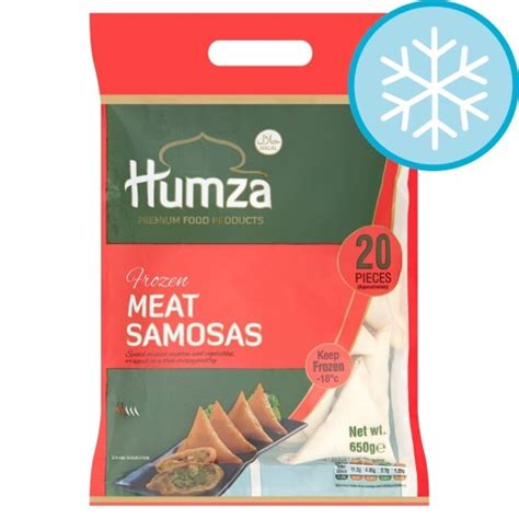 Humza Meat Samosa 650g 20 Pieces Tesco Groceries