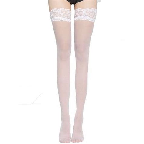Babibeauty Pair Sexy Lingerie Women Stockings Lace Sheer Top Thigh