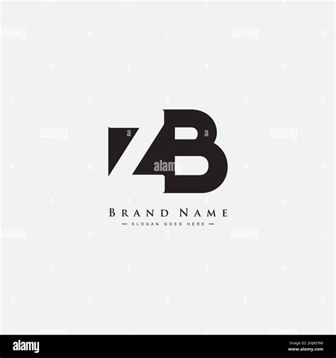 Initial Letter Zb Logo Minimal Business Logo For Alphabet Z And B Monogram Vector Logo